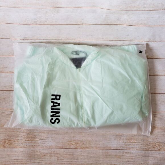 RAINS Fuse Bomber Jacket Mineral Water Repellent Nylon Lightweight Unisex XL - Picture 4 of 16